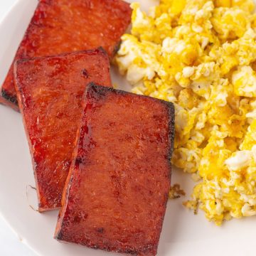 air fryer spam and eggs