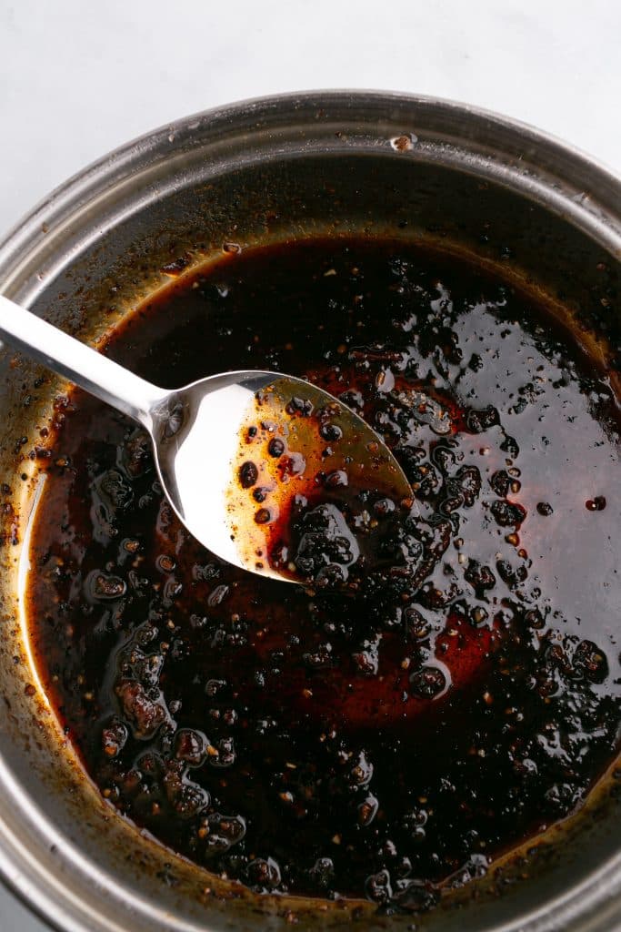 thickened mongolian beef sauce
