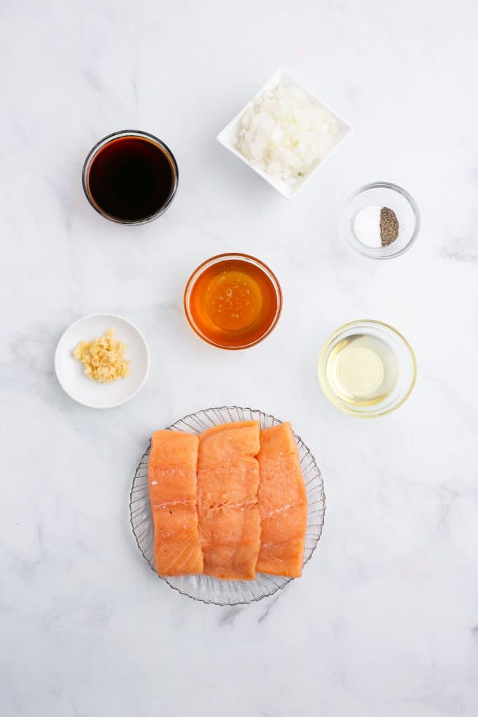 honey garlic salmon ingredients