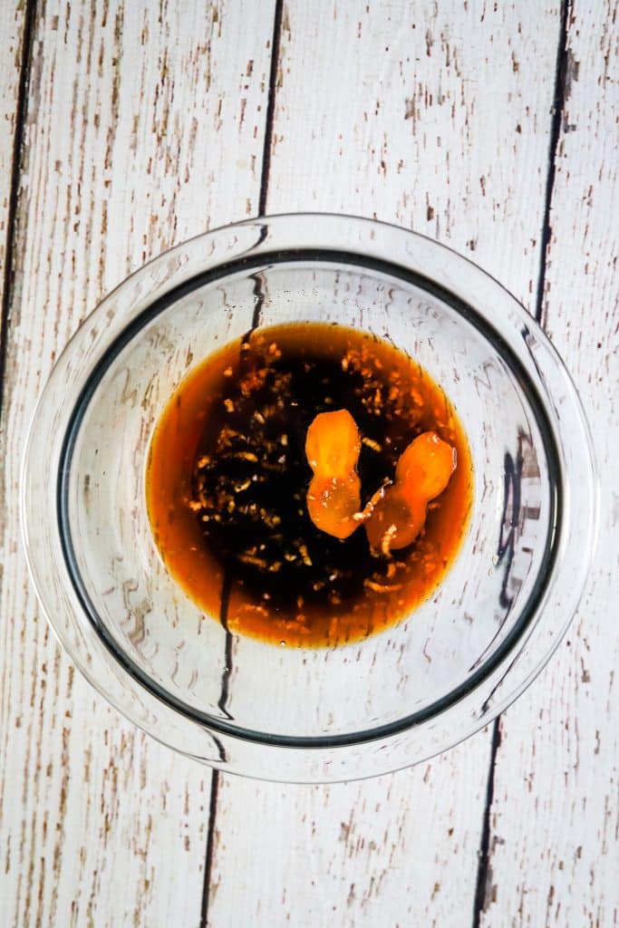 bowl of teriyaki sauce